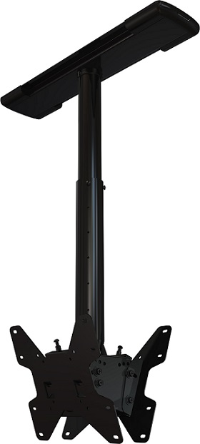 

Крепление потолочное Wize C37D60A для 2-х телевизоров, 13-37”, до 73кг, длина 91-152 см, C37D60A
