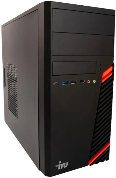 фото Системный блок iRu Home 310H6SM MT Intel Pentium, 8 ГБ, 256 Гб, Intel UHD Graphics,  ОС Не установлена