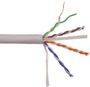 фото Кабель витая пара U/UTP 6 кат. 4 пары  Lanmaster LAN-6EUTP-HFLT-GY