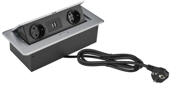 фото Блок розеток  Cactus CS-SOCKET-EU/USBA-GY в Уфе