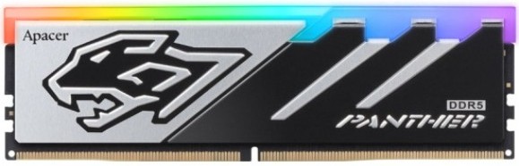 

Модуль памяти DDR5 32GB Apacer Panther RGB AH5U32G56C5229BAA-1 PC5-44800 5600MHz CL40, Panther RGB