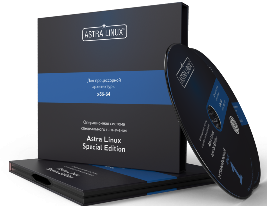 Изображение товара Право на использование ГК Астра ОС СН Astra Linux SE, Усиленный, ФСТЭК, х86-64, 1.8, BOX, для раб.ст, бесср, обнов.Тип 2,36м.РУСБ.10015-01