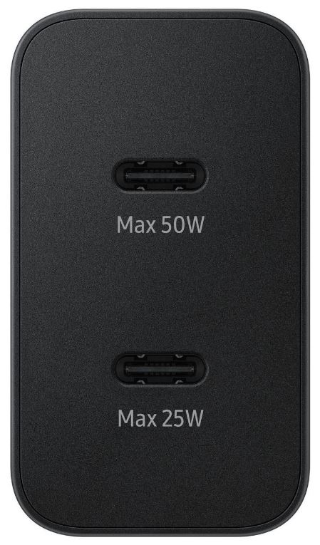 

Зарядное устройство сетевое Samsung EP-T5020 50W Duo Type-C Black + cable, EP-T5020
