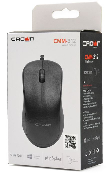 фото Мышь  Crown CMM-312 в Екатеринбурге