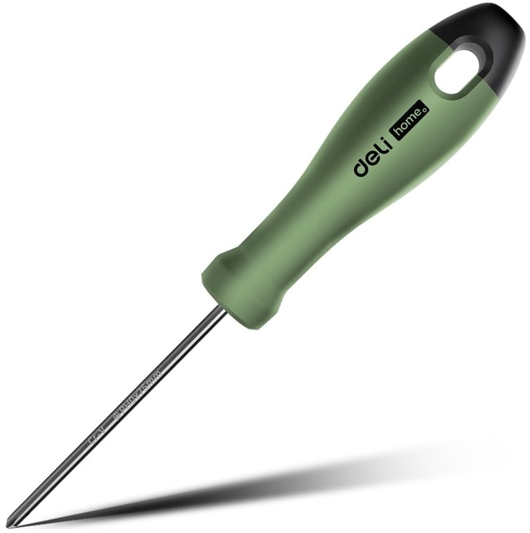 

Отвертка Deli HT1203L крестовая Home Series Green PH0x75мм, HT1203L