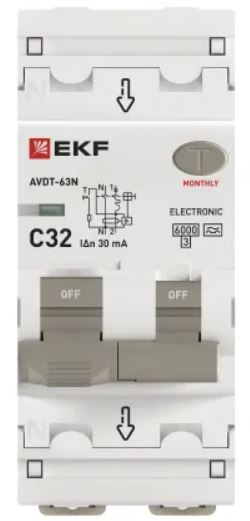 фото Автомат дифференциальный EKF D63N26EA32C30 в Челябинске