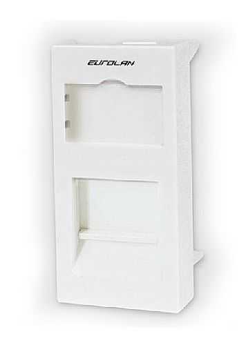 

Адаптер Eurolan 16B-45-02WT 1М для информационной розетки, 16B-45-02WT