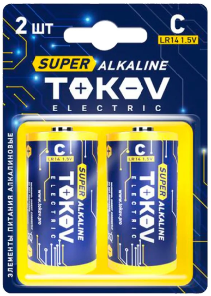 фото Батарейка  TOKOV ELECTRIC TKE-ALS-LR14/B2 в Уфе