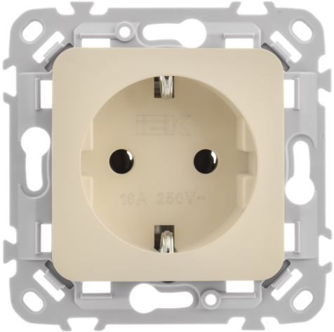 фото Розетка с заземлением  IEK FI-R11-16-1-K86 в Санкт-Петербургe
