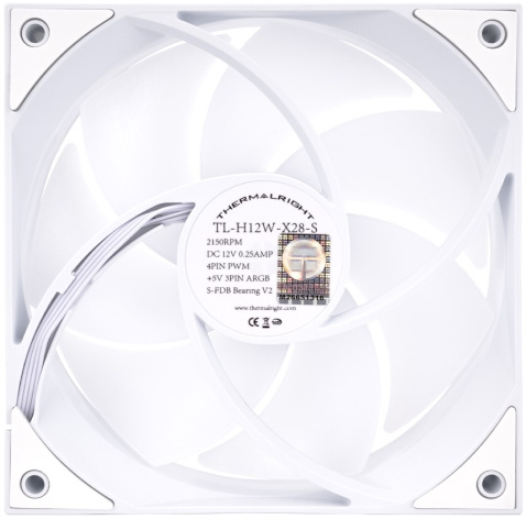 фото Вентилятор для корпуса Thermalright TL-H12W-X28-S в Красноярске