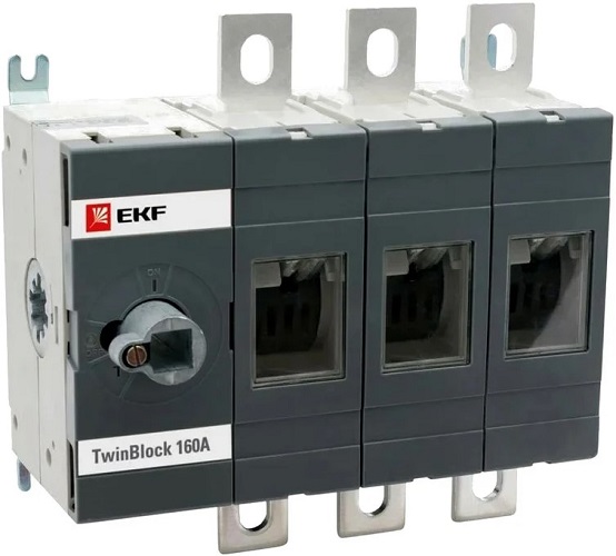 

Рубильник EKF tb-s-160-3p-rev 160A 3P реверсивный без рукоятки управления TwinBlock, tb-s-160-3p-rev