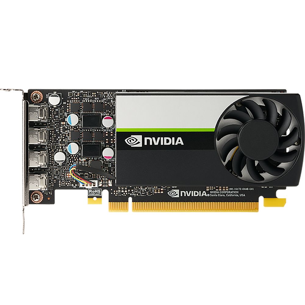 

Видеокарта PCI-E nVidia T1000 (900-5G172-2270-000||A+L) 8GB GDDR6 128bit 4*mini-DP, T1000 (900-5G172-2270-000||A+L)