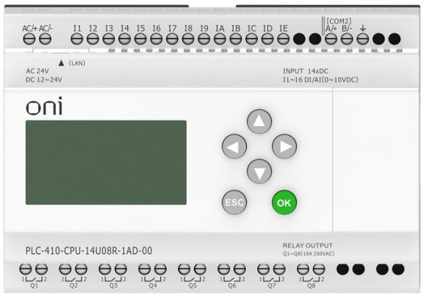 фото Модуль  ONI PLC-410-CPU-14U08R-1AD-00 в Воронеже