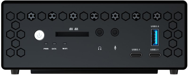 фото Неттоп Zotac ZBOX CI523NANO (Intel Core i3, 2.3ГГц, DDR3L, Intel HD Graphics 520, Не установлена) [ZBOX-CI523NANO-BE]