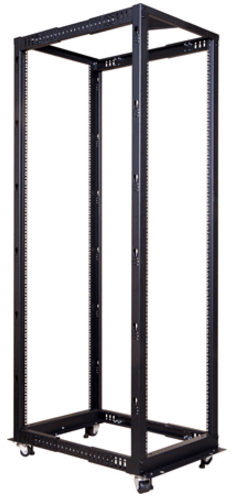 

Стойка TWT TWT-RACK2-42U-ADJ двухрамная 42U с регулируемой глубиной 560-1020 мм черная, TWT-RACK2-42U-ADJ