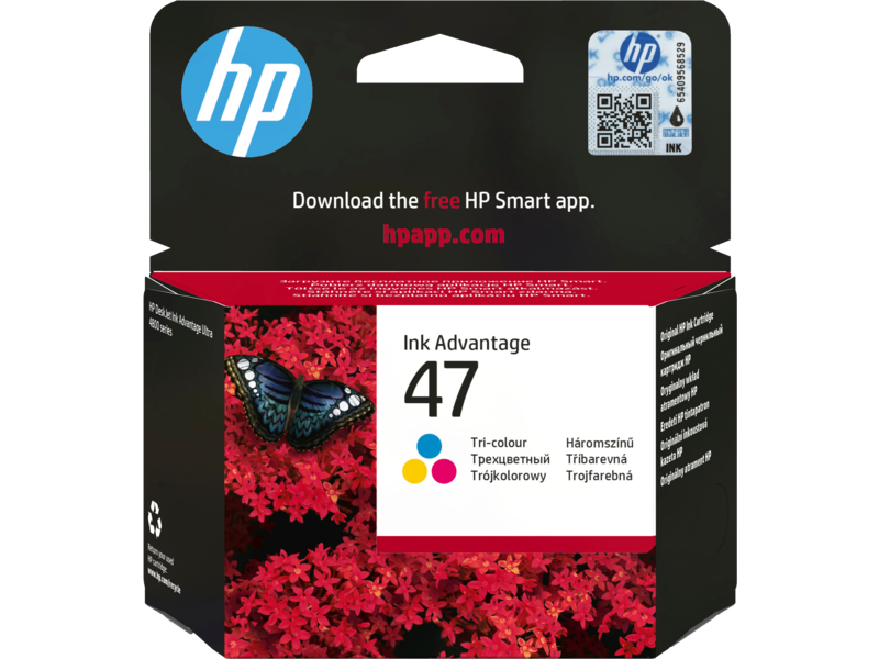 

Картридж HP 6ZD61AE №47 струйный трехцветный, ресурс 700 стр., 6ZD61AE