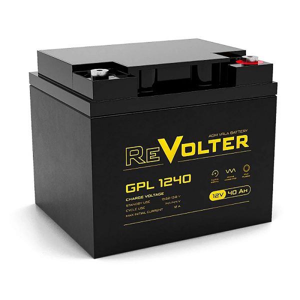 

Батарея ReVolter GPL 1240 12 V, 40Ah, GPL 1240