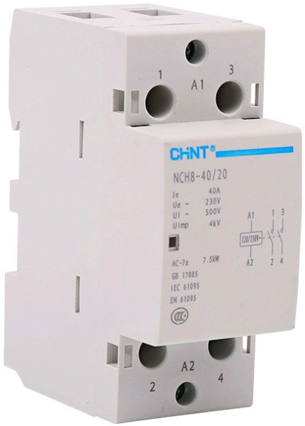 Изображение товара Контактор CHINT 256081 для промышленного использования 40 А