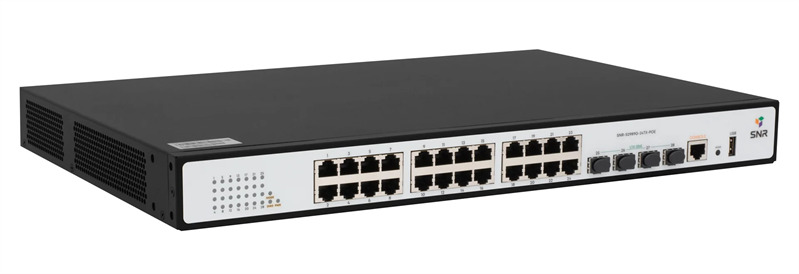 

Коммутатор управляемый SNR SNR-S2989G-24TX-POE PoE уровня 2, 24*10/100/1000Base-T с поддержкой PoE, 4*1/10G SFP+, PoE 370 Ватт, SNR-S2989G-24TX-POE