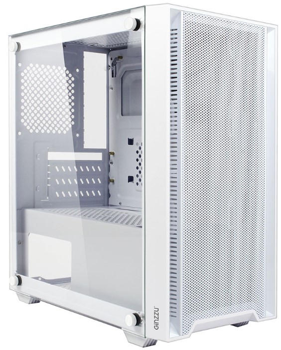 

Корпус mATX Ginzzu CL540 без БП, боковая панель из закалённого стекла, 2*USB 2.0, USB 3.0, CL540