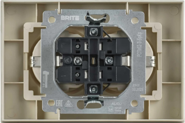 фото Розетка двухместная с заземлением  IEK BR-R27-16-K10-F в Санкт-Петербургe
