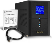 фото Источник бесперебойного питания Exegate SineTower SN-1500.LCD.AVR.2SH.1C13.USB