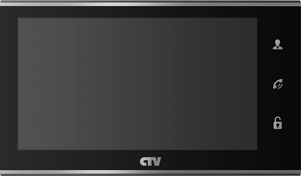

Монитор CTV CTV-M4705AHD видеодомофона, стеклянная сенсорная панель управления "Easy Buttons", AHD, TVI, CVI и CVBS 1080p/720p/960H, автоответчик, ре, CTV-M4705AHD