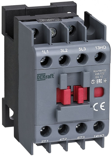 Изображение товара Контактор DEKraft 22055DEK для управления двигателями до 690 В