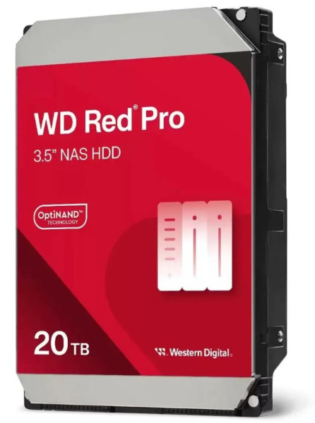 фото Жесткий диск 20TB SATA 6Gb/s Western Digital Red Pro