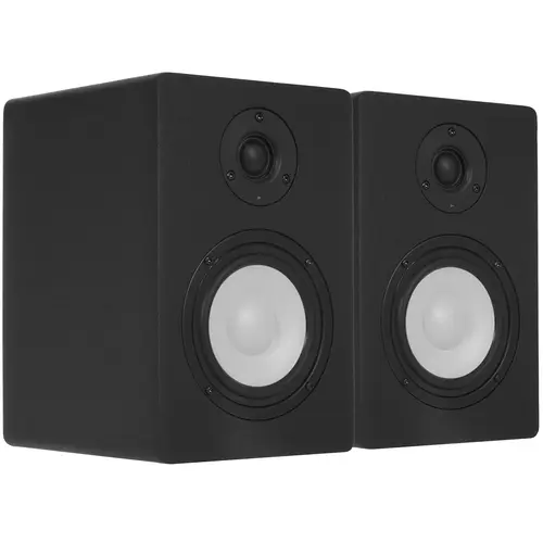 

Акустическая система Axelvox PM-6A AX-0623A 50Гц-20кГц +/-3дБ, SPL 89дБ, регулируемые входы RCA/1,4, НЧ усилитель: 80 Вт, ВЧ усилитель: 04 Вт, НЧ дра, PM-6A