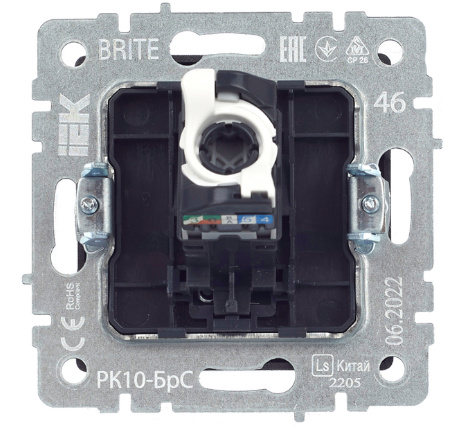 фото Розетка компьютерная  IEK BR-K10-1-K46 в Самаре