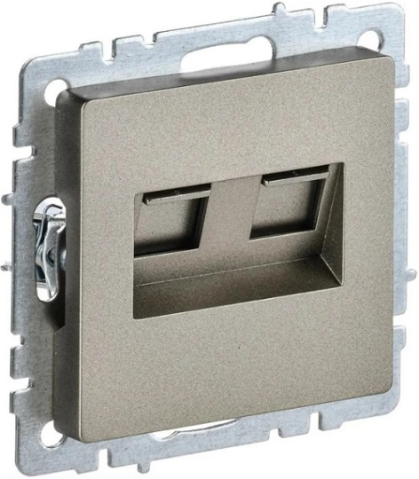 фото Розетка компьютерная+телефонная IEK BR-KT20-O-1-K37 в Екатеринбурге