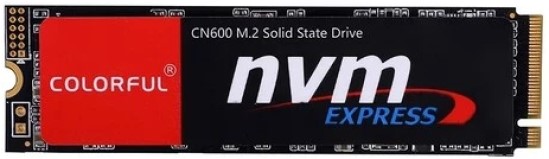 

Накопитель SSD M.2 2280 Colorful CN600 512GB Client PCIe Gen3x4 with NVMe, 3200/1700, 3D NAND, oem, CN600 512GB