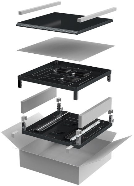 Изображение товара Комплект основания и крыши для шкафов LINEA N 600x600 мм ITK LN05-XXX66-Y
