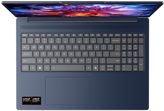 фото Ноутбук Lenovo IdeaPad Slim 5 16AGP11 16" (AMD Ryzen 7, 32Гб DDR5, SSD 1 Тб, Radeon 840M, Без ОС) Синий [83S2000MRK]