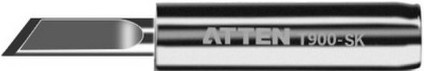 Изображение товара Жало паяльное Atten ACF029743 3.3 мм плоское скос 14.5 мм для паяльников Atten