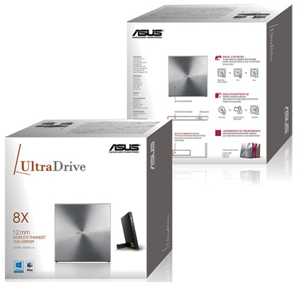 фото Привод DVD±RW внешний ASUS SDRW-08U5S-U Silver в Перми