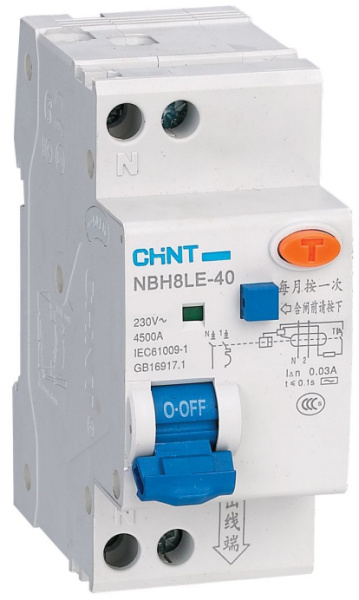 Изображение товара Автоматический выключатель дифф. тока (АВДТ) CHINT 206060