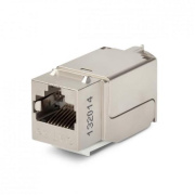 фото Вставка Hyperline KJNE-8P8C-C5e-90-SH-F-WH