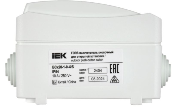 фото Выключатель кнопочный  IEK EVS13-K01-10-54-DC в Уфе