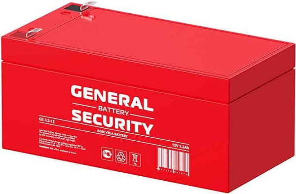 фото Аккумулятор  General Security GS3.2-12 в Уфе