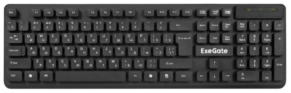 фото Мембранная клавиатура Exegate SmartKey K120, USB, Черный [EX301555RUS] в Краснодаре