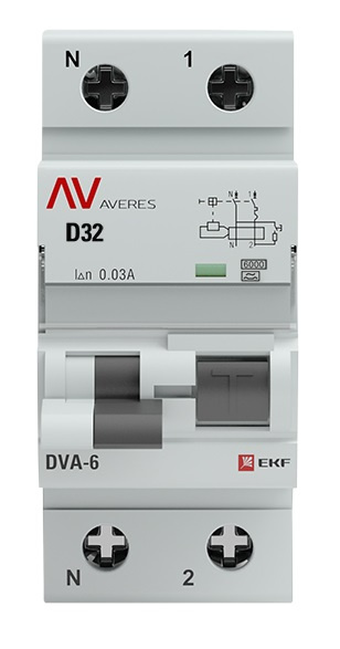фото Автомат дифференциальный EKF rcbo6-1pn-32D-30-a-av в Красноярске