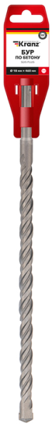Изображение товара Бур по бетону KRANZ KR-91-0053 SDS PLUS 18 мм 460 мм Russia