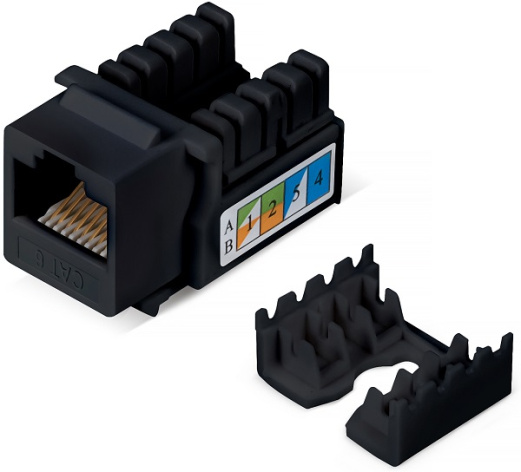 фото Вставка  Cabeus KJ-RJ45-Cat.6-90-BK в Уфе