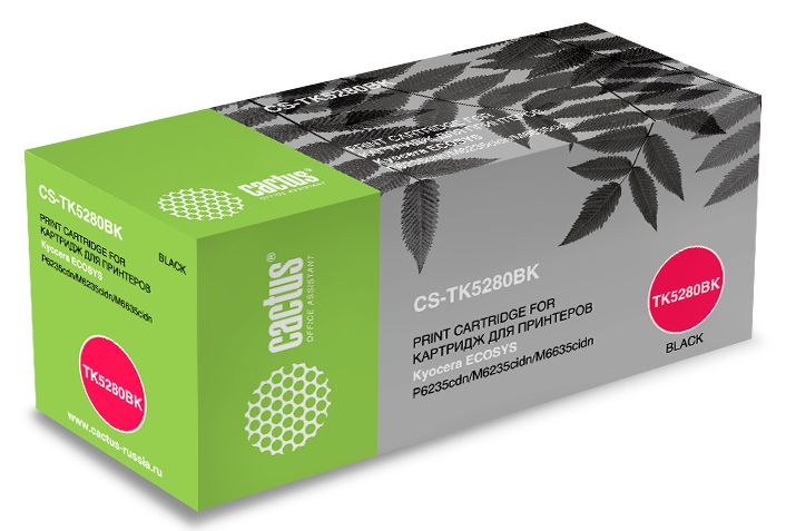 

Картридж черный Cactus CS-TK5280BK для Kyocera Ecosys P6235cdn/M6235cidn/M6635cidn 13000стр., CS-TK5280BK
