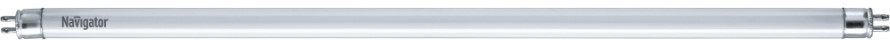 

Лампа люминесцентная Navigator NTL-T5-13-840-G5 13Вт, 4200К, 923лм, G5/Т5, длина 16х516,9мм (94108), NTL-T5-13-840-G5