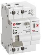 фото Устройство защиты от дугового пробоя EKF afdd-rcbo-2-32C-30em-pro