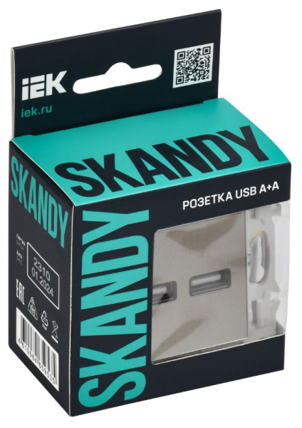 фото Розетка USB  IEK SK-U21-D31-K50 в Казани
