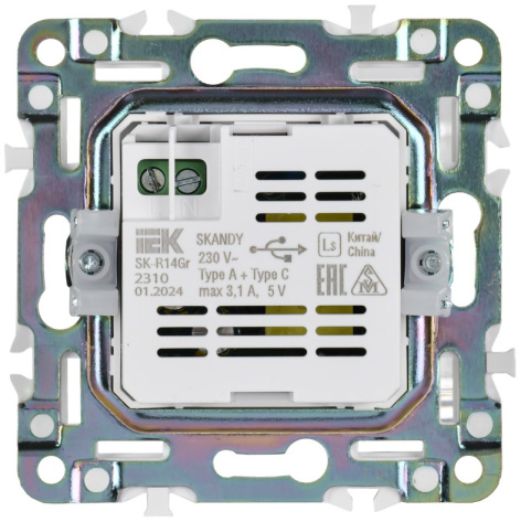 фото Розетка USB  IEK SK-U22-D31-K03 в Казани